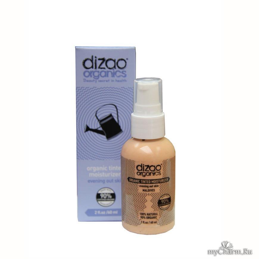 Дизао (dizao) dizao organics 90% органический увлажняющий тональный крем, выравнивающий кожу 1 мальдивы, 60 мл - цена 1474.00 ру.
