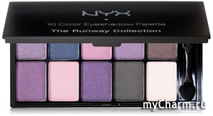 NYX /    10 Color Eyeshadow Palette The Runway Collection