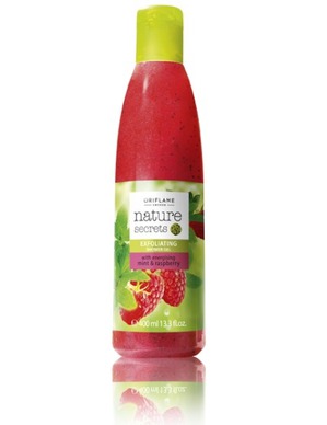 Oriflame /    NATURE SECRETS Exfoliating shower gel mint & raspberry