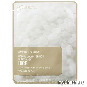 Tony Moly /   Natural Pulp Essence Sheet Mask Rice