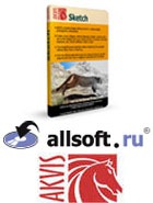 ��������� ������������ ��������� AKVIS Sketch � ������������ ���� ��������� ����������!