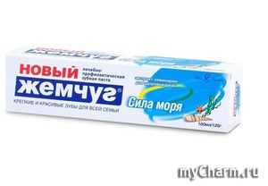 "Невская косметика" / Зубная паста «Новый Жемчуг Сила Моря»