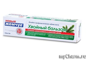 "Невская косметика" / Зубная паста «Новый Жемчуг Хвойный бальзам»