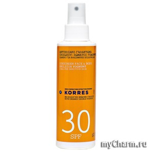 Korres /    Sun Care: Sunscreen Face & Body Emulsion Yoghurt), 150 