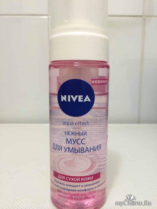 Nivea мусс для умывания для сухой кожи