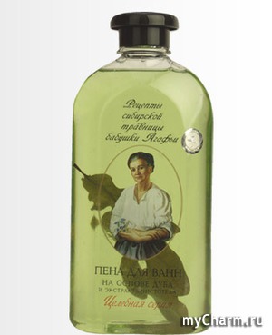 "Рецепты бабушки Агафьи" / Пена для ванн. Целебная серия. Дуб и экстракт чистотела.