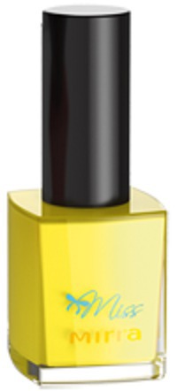 MIRRA / Лак для ногтей Miss - Радостно желтый