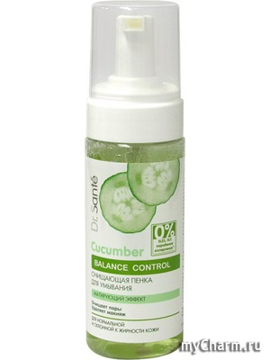 Dr. Sante / Очищающая пенка для умывания Cucumber Balance Control