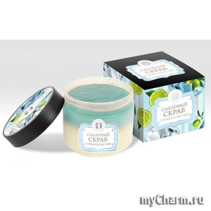 "Дом Природы" / Скраб для тела Скраб "Голубая и белая глины" сахарный
