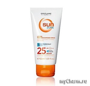 Oriflame /    Sun Zone Lotion Face and Exposed Areas SPF 25 Medium