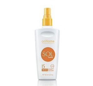 Oriflame /   Sol family SPF 15 Medium Sun Lotion Spray