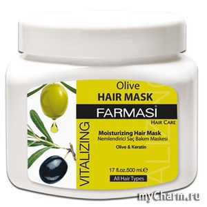 Farmasi / Восстанавливающая крем-маска для волос (с оливковым экстрактом) Vitalizing Hair Care Cream Olive
