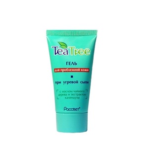 "Рассвет" / Гель для проблемной кожи при угревой сыпи Tea Tree