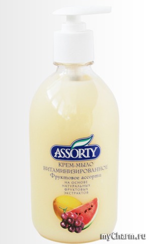 Assorty / Жидкое мыло Крем-мыло витаминизированное Фруктовое ассорти