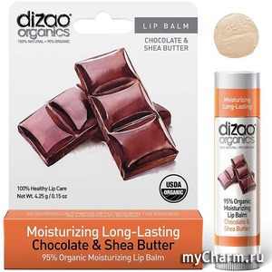Dizao Organics / Бальзам для губ с шоколадом