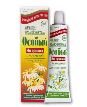 "Свобода" / Бальзам-ополаскиватель "Особый на травах" с ромашкой для сухих волос