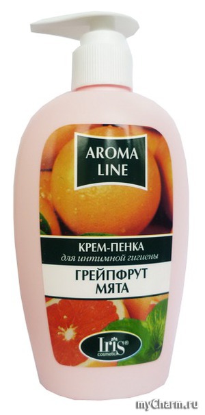 Iris Cosmetic / Крем-пенка для интимной гигиены «Грейпфрут и мята»