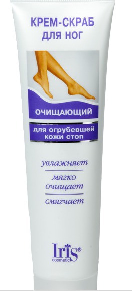 Iris Cosmetic / Крем-скраб для ног Очищающий