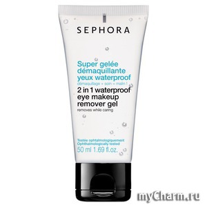 SEPHORA / Гель для снятия водостойкого макияжа глаз 2 in 1 waterproot eye makeup remover gel