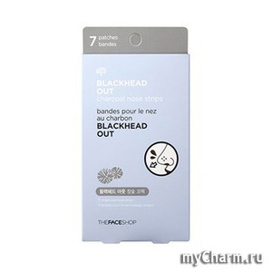 The Face Shop / Blackhead Out Charcoal Nose Strip      