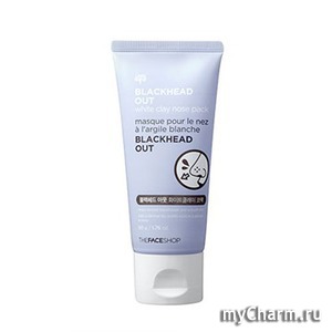 The Face Shop / Blackhead Out White Clay Nose Pack   