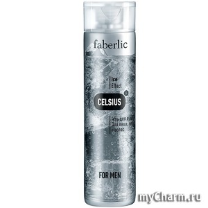 Faberlic / Гель для душа для лица, тела и волос серии "Celsius" серии For men
