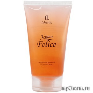 Faberlic / Парфюмированный гель для душа для мужчин "Uomo Felice"