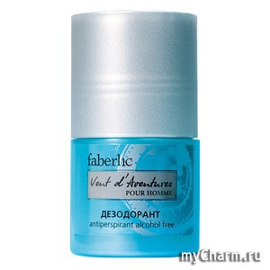 Faberlic /  Deodorant-antiperspirant Alcohol free "Vent D'Aventure" Pour Homme for men