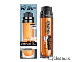 L'OREAL / Увлажняющий гель men expert Гидра Энергетик Мгновенный заряд энергии