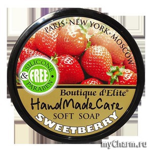Boutique d�Elite / ���� ������ ������ ������ Handmade Care Soft Soap Sweetberry