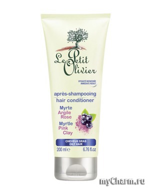 Le Petit Olivier /     Apres-Shampooing Hair Conditioner Myrte Argille Rose
