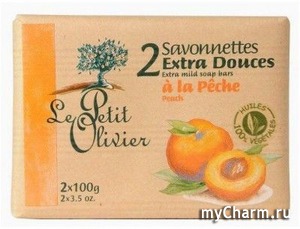 Le Petit Olivier / ���� Extra mild Soap bars Peach