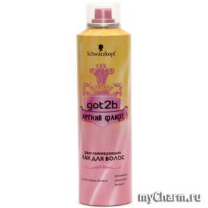 Got2b / Разглаживающий лак для волос Легкий флирт