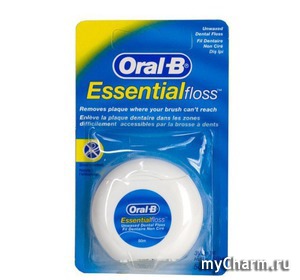 Oral-B / Зубная нить Essential floss unwaxed dental floss