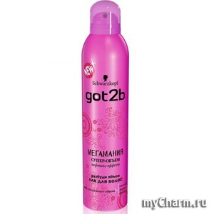Got2b / Лак для волос Мегамания Супер-объем
