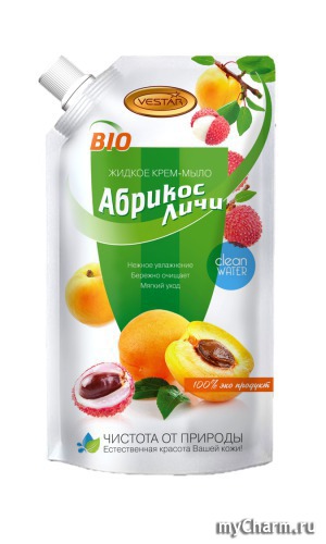 Vestar / Жидкое крем-мыло Абрикос и личи