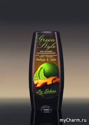 Liv Delano / Green style Бальзам-кондиционер «Имбирь&Лайм» для чувствительной кожи головы
