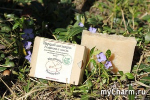 "Мыловарня Романовых" / Твердый шампунь "Ромашка и хмель"