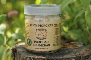 "Мыловарня Романовых" / Соль морская "Розовая крымская"