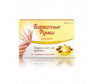 "Бархатные ручки" / Крем-мыло "Королевская аргана"
