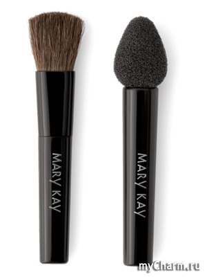 Mary Kay / Набор: кисточка-аппликатор и спонж-аппликатор для нанесения теней