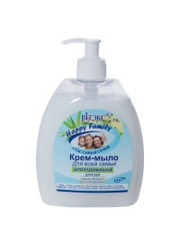 "BIТЭКС" / Happy Family Крем-мыло для всей семьи Алоэ и Ромашка для рук и тела