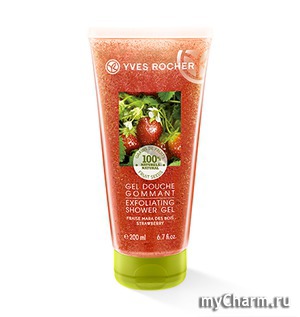 Yves Rocher / -   Exfoliating Shower Gel Strawberry