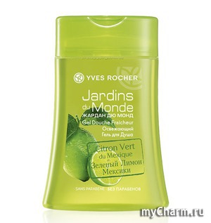 Yves Rocher /     Jardin du Monde Gel Douche Fralcheur Citron Vert du Mexique