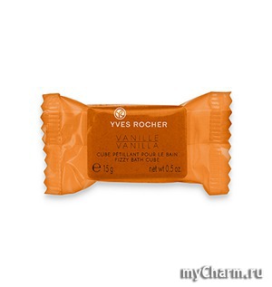 Yves Rocher /    Organic Vanilla Fizzy Bath Cube