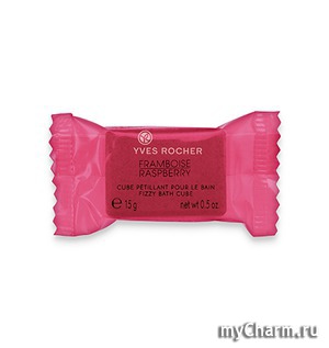 Yves Rocher /    Raspberry Fizzy Bath Cube