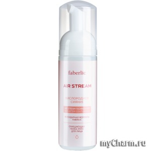 Faberlic / Очищающая пенка-мусс для лица серии Air Stream линии Кислородное сияние