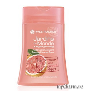 Yves Rocher /     Jardins du Monde Gel Douche Energisant Pamplemousse de Floride
