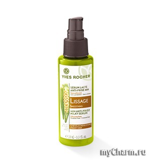 Yves Rocher /       Soin Vegetal Capillaire Smoothing 48 H Anti-Frizz Milky Serum