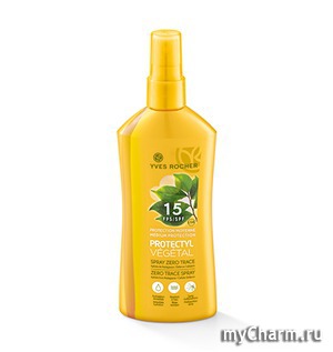 Yves Rocher /  " "     SPF 15 SPF 15 Protectyl V'eg'etal Zero Trace Spray
